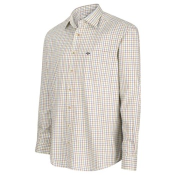 Inverness Cotton Tattersall Shirt - Wine/Blue/Green Inverness Cotton Tattersall Shirt - Wine/Blue/Green